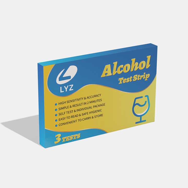 Alcohol Test Strips for Saliva, Breast Milk, Urine 