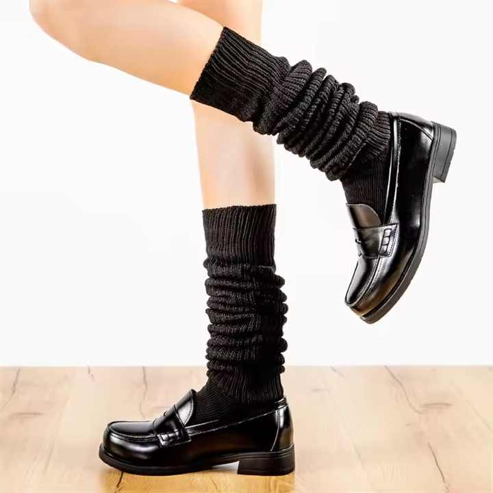 Pairs Pack Casual Lady Calf -جوارب الساق النسائية