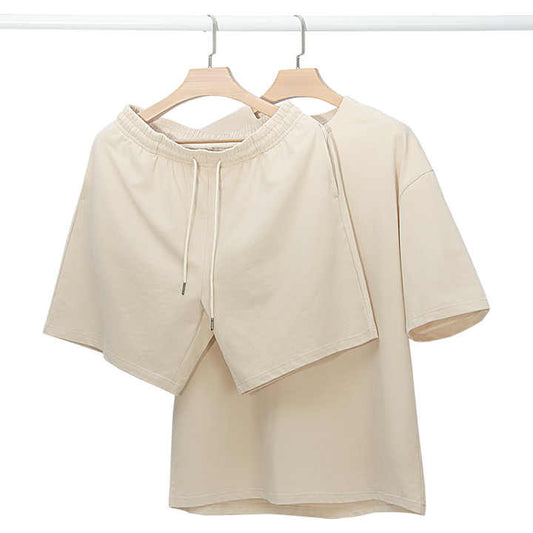 بائع ملابس صيفية للرجال طقم مكون من قطعتين . Men's Summer Clothing Seller 2 Piece Set Shorts