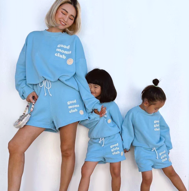 طقم سويت شيرت نسائي فرنسي