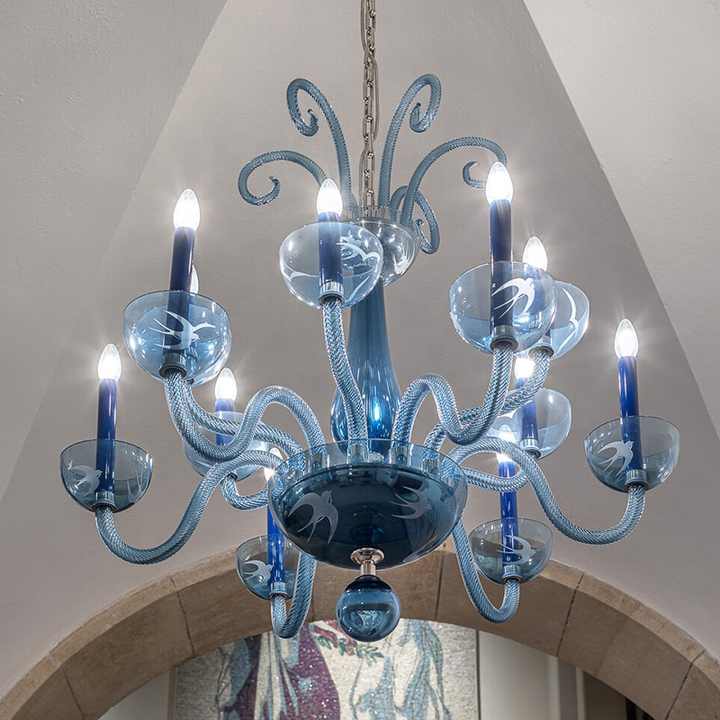 glass crystal chandelier 