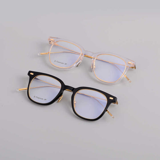 إطار نظارات من التيتانيوم المصنوع يدويًا-Handmade titanium eyeglass frame