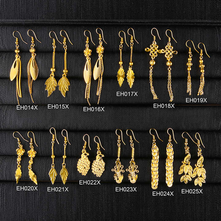 plated earrings