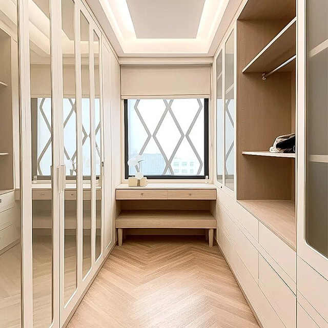 bed and wardrobe ..  سرير وخزانة