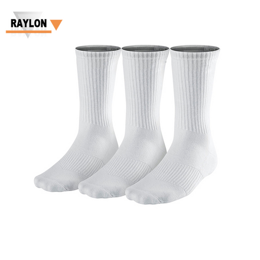 RL-B847 تنس طاولة الجوارب التنس الأبيض الجوارب للبيع RL-B847 Table Tennis Socks White Tennis Socks for Sale