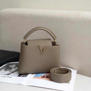 Luxury leather handbag for women