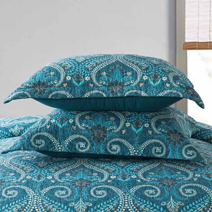 لحاف مايكروفايبر مفارش سرير قابلة للعكس أغطية . Microfiber Comforter Reversible Bedspreads Floral