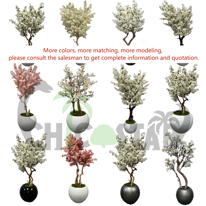 artificial pink cherry tree