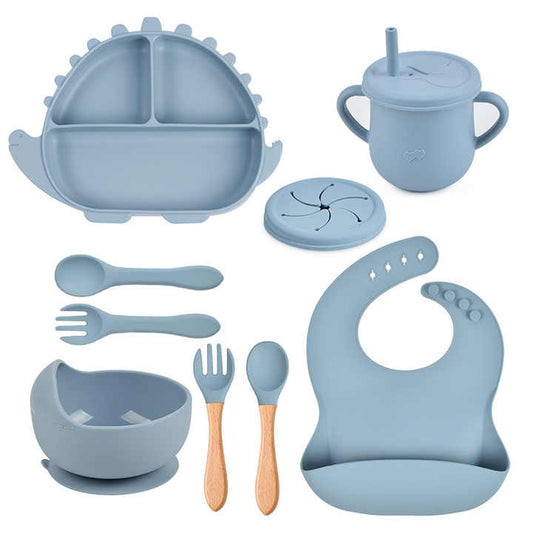 Dinosaur Silicone Baby Feeding Supplies for Toddlers 