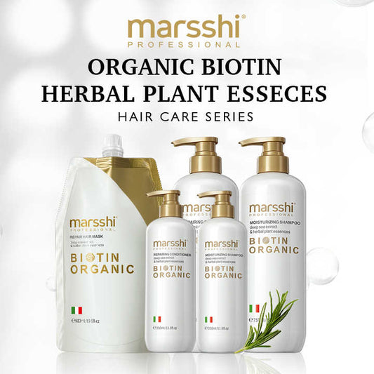 Private Label Organic Biotin Hair Growth-مجموعة شامبو