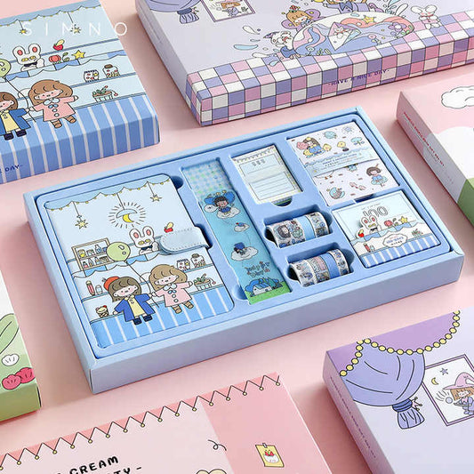 Notebook with Magnetic Buckle for Girls, Heart Shaped 