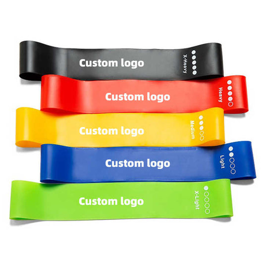 Elastic rubber resistance bands 