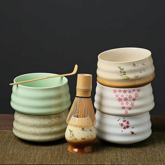 OEM ODM 4 to 9PCS Matcha Gift Set-مجموعة هدايا ماتشا
