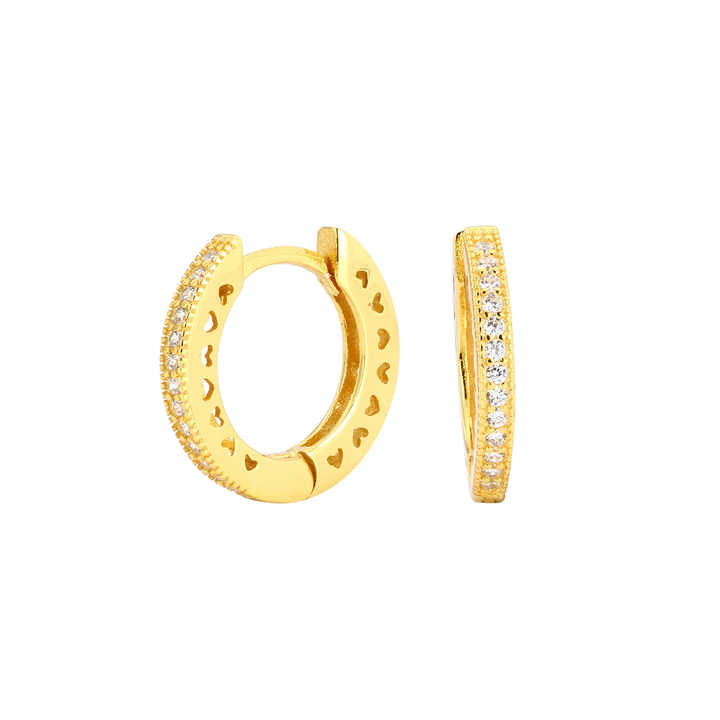 قرط حلقي بسيط-simple hoop earring