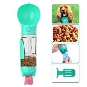 Pet Dog Water Bottle Feeder Bowl, Portable Food Bottle, 