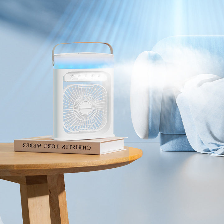 مروحة Zaidtek خفيفة الوزن محمولة بمنفذ USB  .   Zaidtek Portable Lightweight USB Rechargeable Fan
