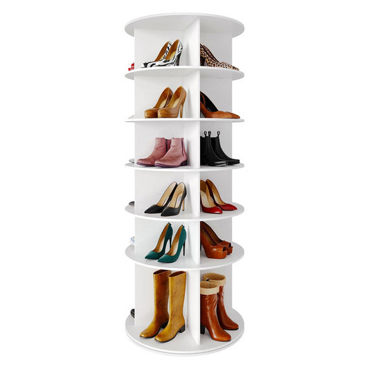 Custom Space Saving Rotating Shoe Rack-رفوف أحذية دوارة