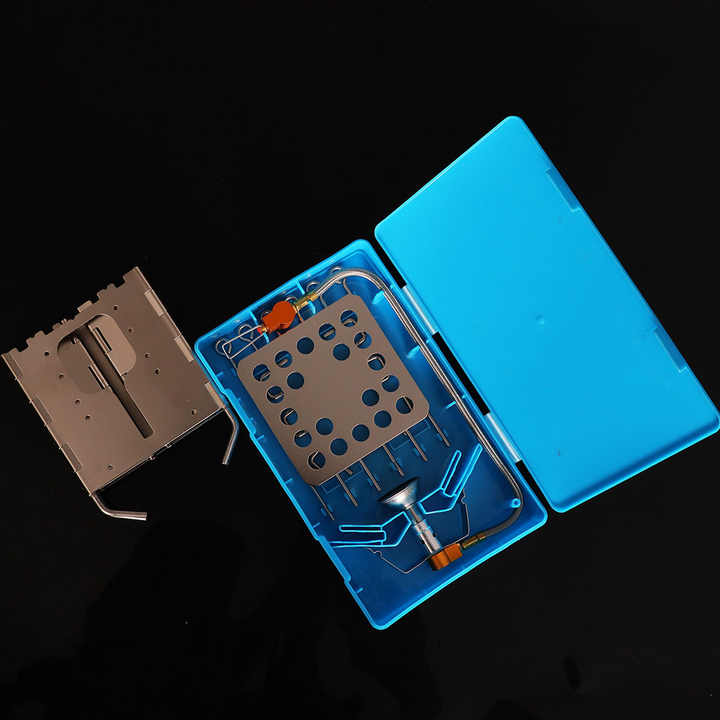 Multi-Fuel Portable Outdoor Charcoal, Alcohol &amp; 