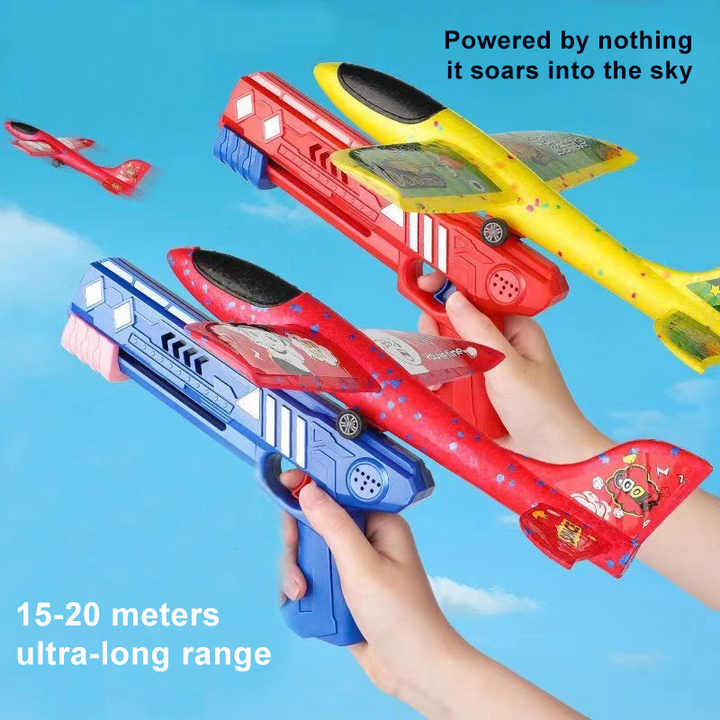 Kids Outdoor Foam Glider Launcher 