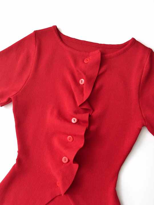 Neck Short Sleeve Female -وأكمام قصيرة، وبلوزات أنيقة