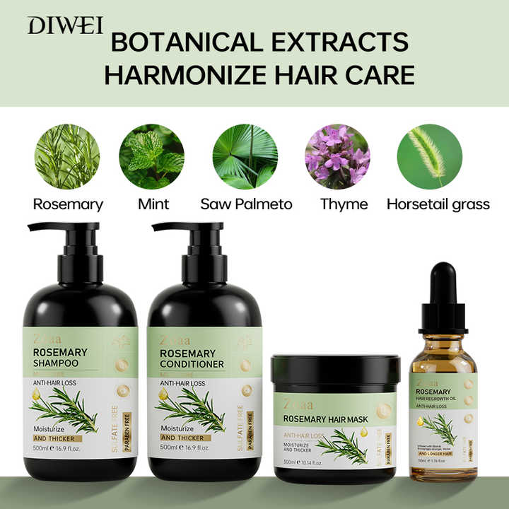 DIWEI Factory OEM Best-selling Mint-مجموعة شامبو وبلسم