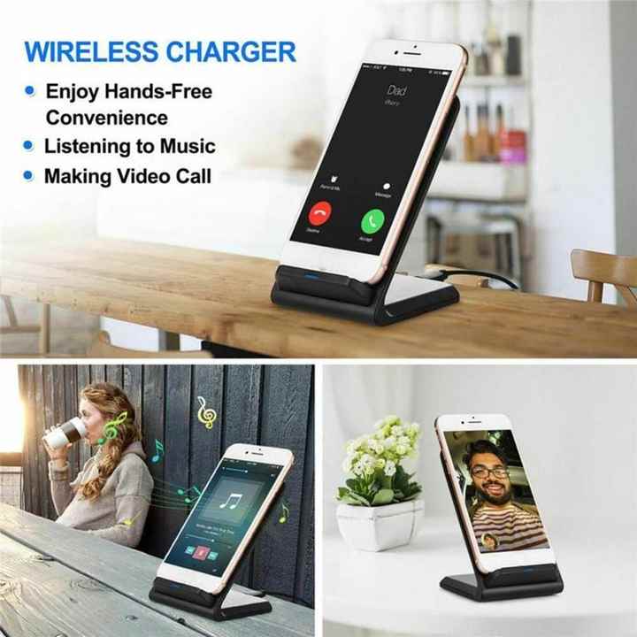 Cheap 15W Wireless Charger Stand Desktop Charger Stand. 