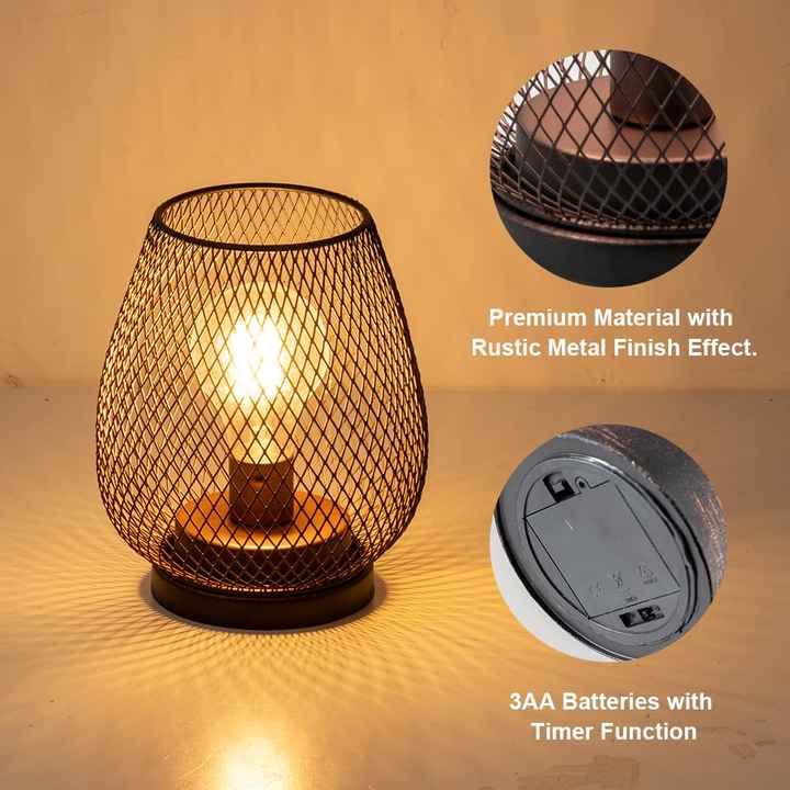 قفص طيور صناعي شمالي مصباح مكتبي مزخرف . Nordic Artificial Bird Cage Desk Lamp Decorative