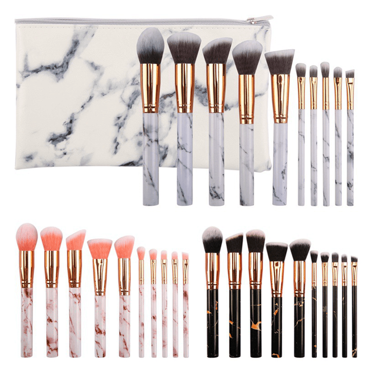 Diamond makeup brushes 