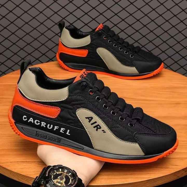 New 2024 Men's Flat Suede Leather Shoes Soft 