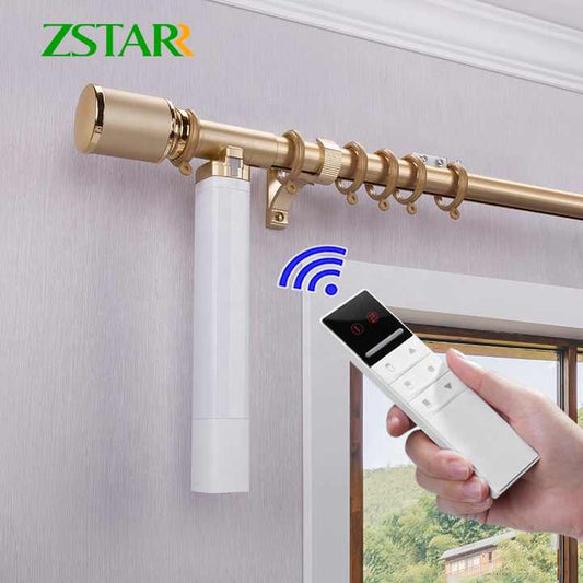 Smart home curtain poles 