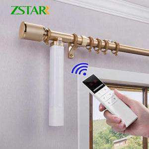 Smart home curtain poles 
