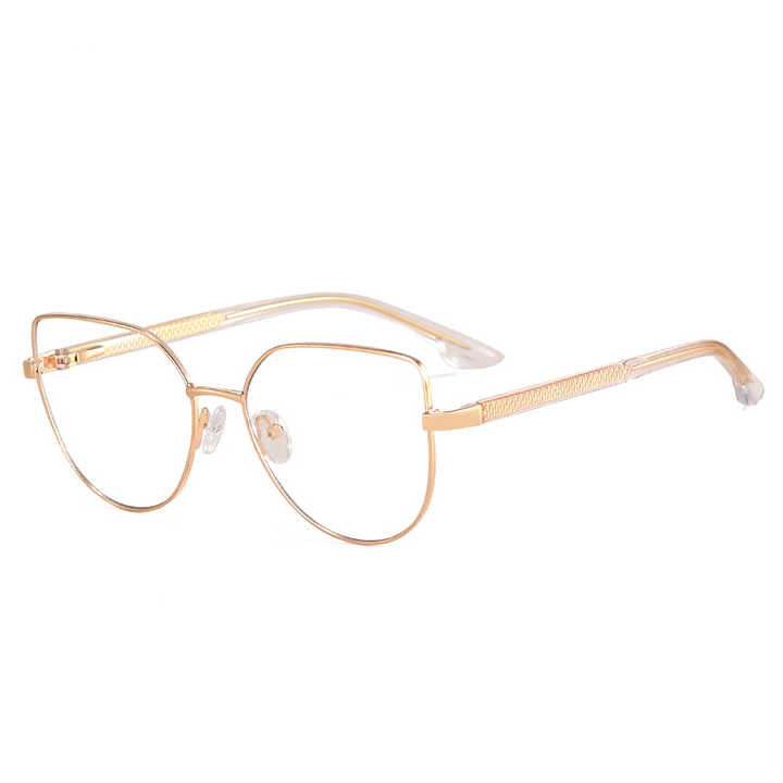 Metal Frame Cat Eye Sunglasses 