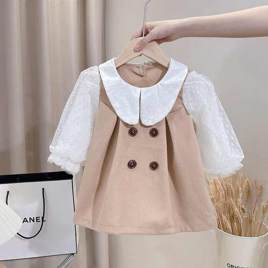 فستان ترنش على الطراز الكوري - Baby Girl Korean