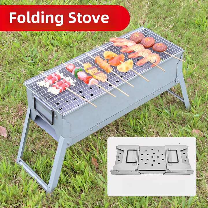 Charcoal Table Top Grill Meat Vegetable BBQ 