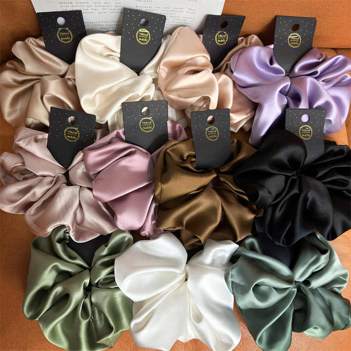 Hair Accessories for Women and Girls Silk Hair Ties 