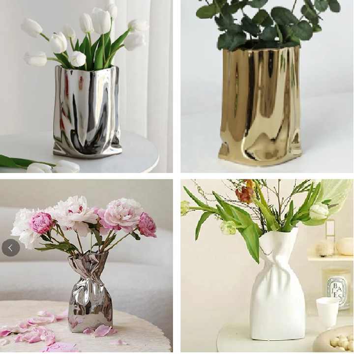 Modern gold plated home decor 