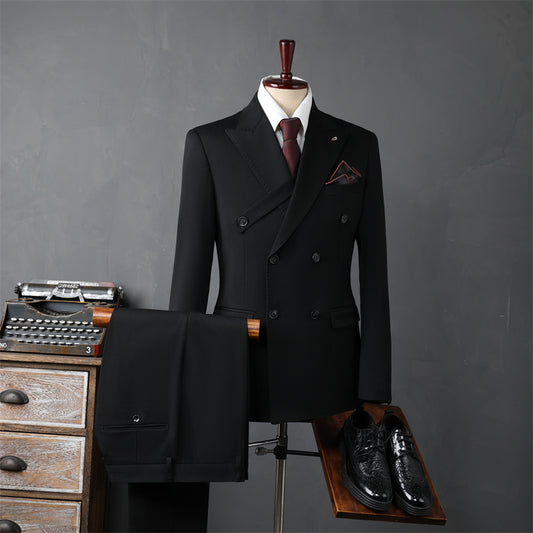 بدلة زفاف رجالية فاخرة من قطعتين