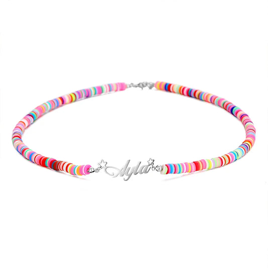 Children's Accessories Personalized Name Necklace 