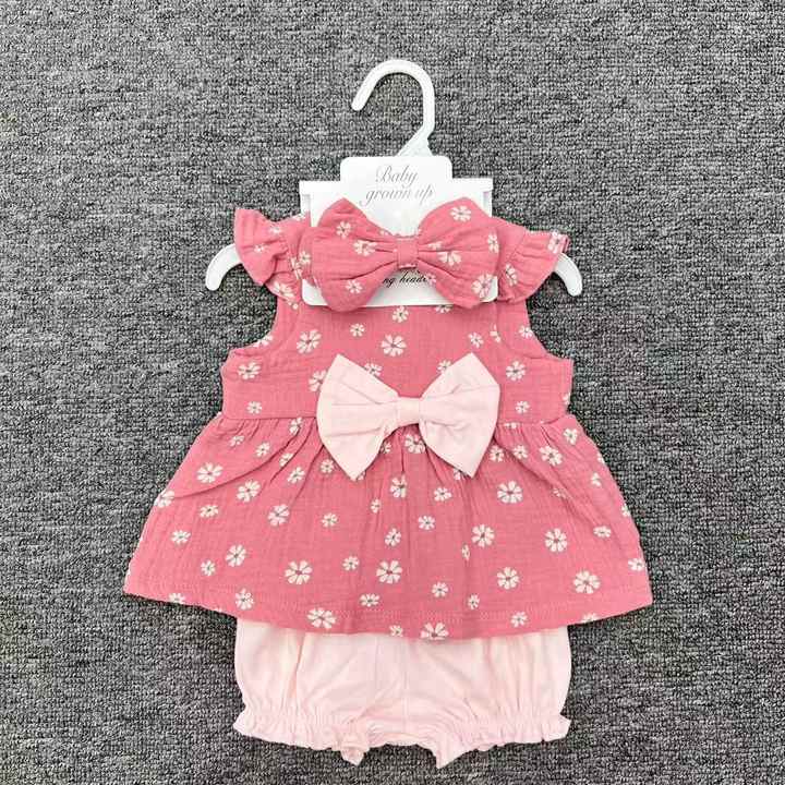3-piece summer baby clothes set 