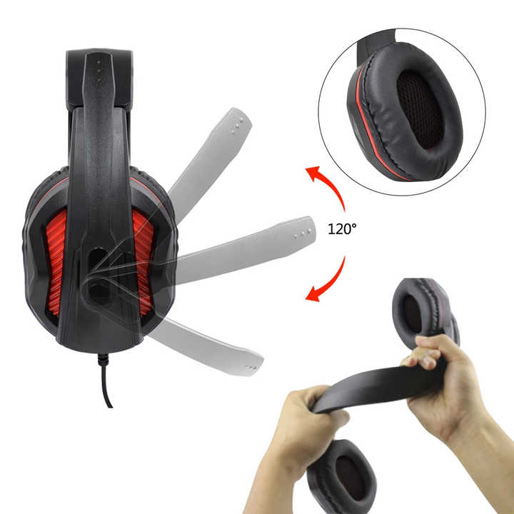 Headphones with microphone 