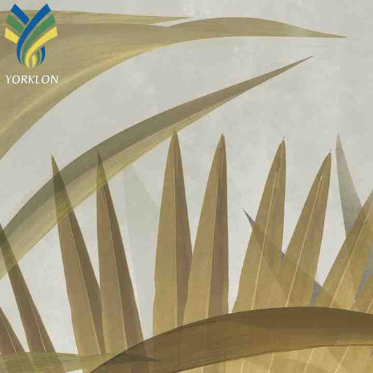 ديكور منزلي ثلاثي الأبعاد حديث بأوراق شجر - 3D Modern Home Decor Tropical Green Leaves Floral