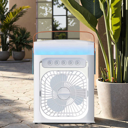 مروحة Zaidtek خفيفة الوزن محمولة بمنفذ USB  .   Zaidtek Portable Lightweight USB Rechargeable Fan