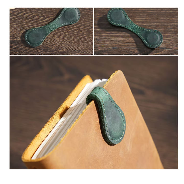 RTS Leather Magnetic Bookmark-علامة مرجعية