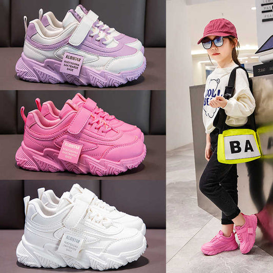 أحذية رياضية بيضاء للأطفال -White Sneakers Kids Sports Shoes