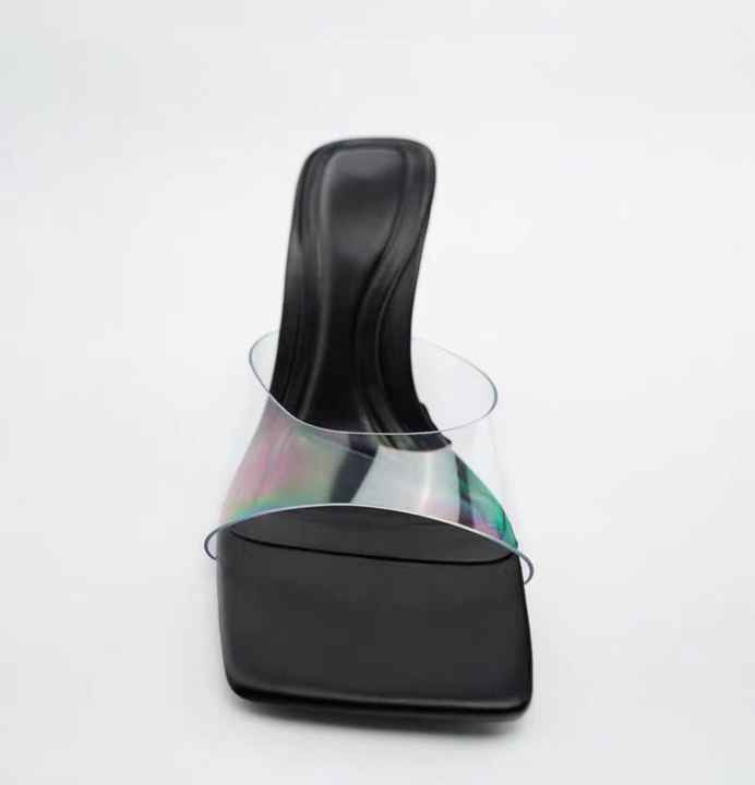 Women's transparent heel 