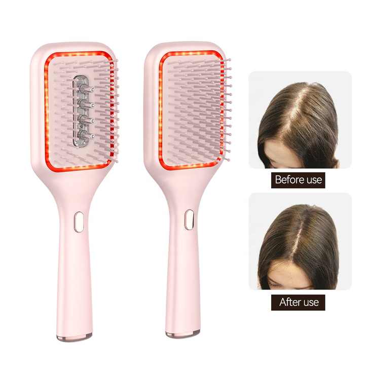 Therapy air Cushion Hair Growth Combفرشاة تدليك فروة الرأس -  Airbag EMS لنمو الشعر