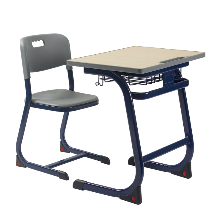 Cheap Classroom Single Chair and Desk School Furniture Guangzhou 