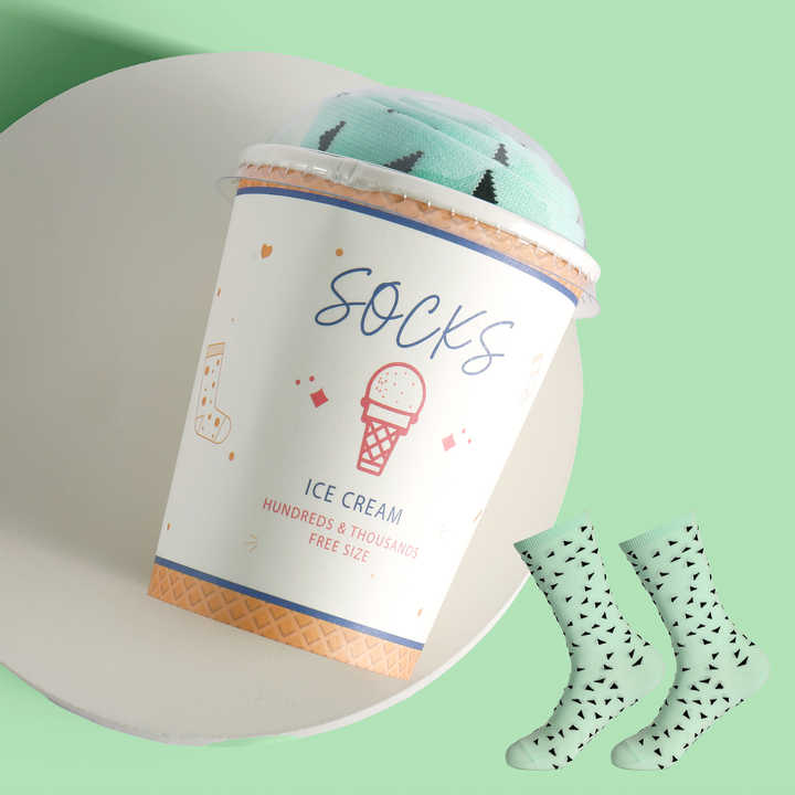 Colorful Ice Cream Socks 