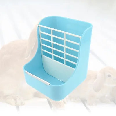 Rabbit straw feeding bowl. Bowls and feeders 
