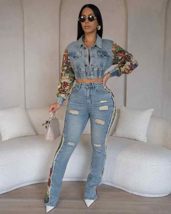 Women's jeans set